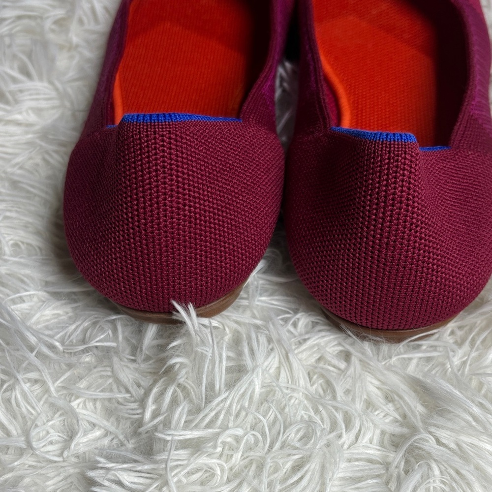 Rothy’s Women's The Flat in Pomegranate Pop in Pink - Picture 7 of 8